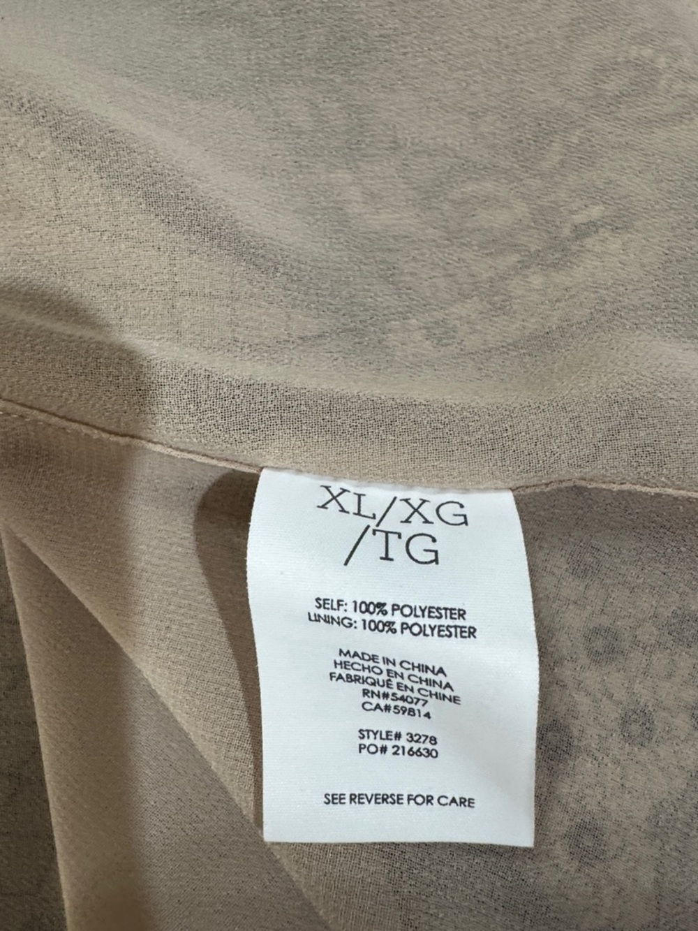 CAbi Black and Cream Lace-Patterned Camisole - Picture 4 of 4